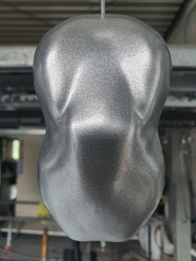 Pulverlack MB Brillant silber