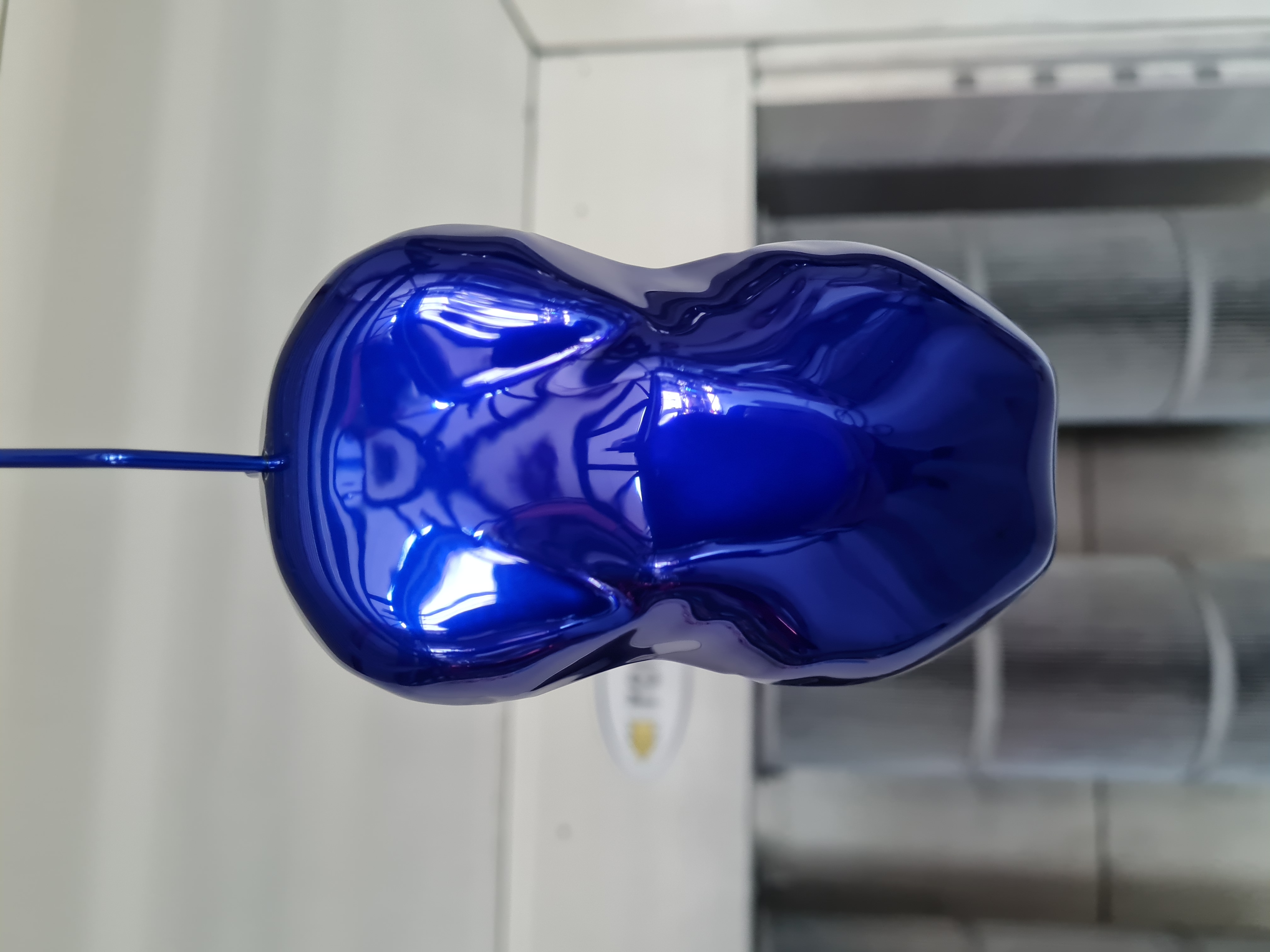 Pulverlack Candy-Blau
